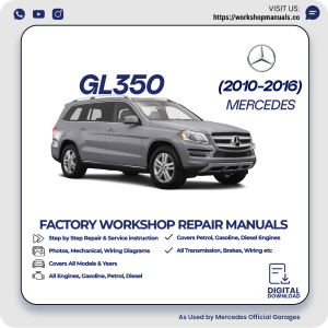 Mercedes GL350 Workshop Repair Manual 2010-2016 PDF Download