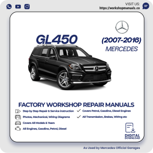 Mercedes GL450 Workshop Repair Manual 2007-2016 PDF Download