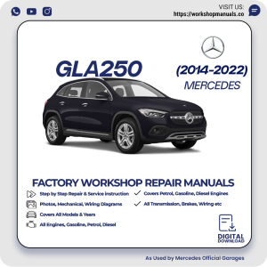 Mercedes GLA250 Workshop Repair Manual 2014-2022 PDF Download