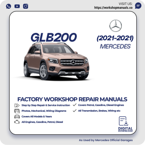 Mercedes GLB200 Workshop Repair Manual 2021 PDF Download