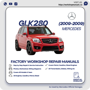 Mercedes GLK280 Workshop Repair Manual 2009 PDF Download