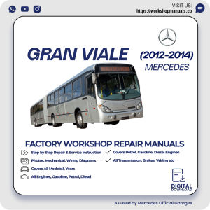 Mercedes Gran Viale Workshop Repair Manual 2012-2014 PDF Download