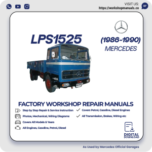 Mercedes LPS1525 Workshop Repair Manual 1986-1990 PDF Download