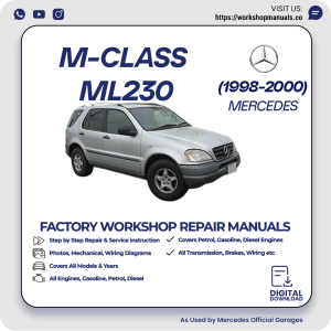 Mercedes M-Class ML230 Workshop Repair Manual 1980-2000 PDF Download