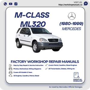 Mercedes M-Class ML320 Workshop Repair Manual 1980-1999 PDF Download