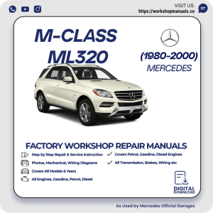 Mercedes M-Class ML320 Workshop Repair Manual 1980-2000 PDF Download