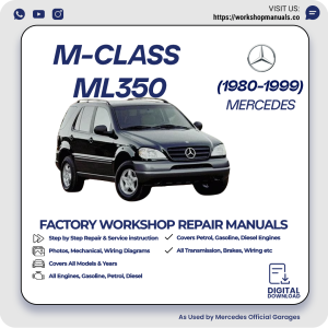 Mercedes M-Class ML350 Workshop Repair Manual 1980-1999 PDF Download