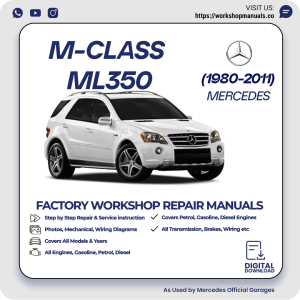 Mercedes M-Class ML350 Workshop Repair Manual 1980-2011 PDF Download