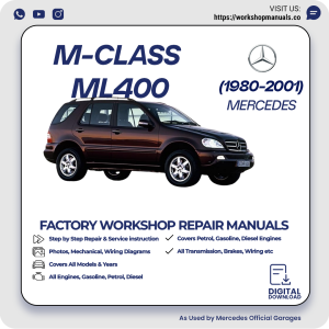 Mercedes M-Class ML400 Workshop Repair Manual 1980-2001 PDF Download