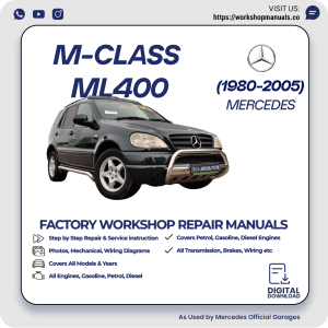 Mercedes M-Class ML400 Workshop Repair Manual 1980-2005 PDF Download