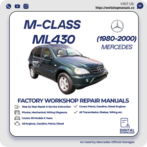 Mercedes M-Class ML430 Workshop Repair Manual 1980-2000 PDF Download