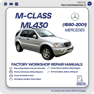 Mercedes M-Class ML430 Workshop Repair Manual 1980-2001 PDF Download