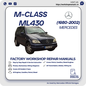 Mercedes M-Class ML430 Workshop Repair Manual 1980-2002 PDF Download