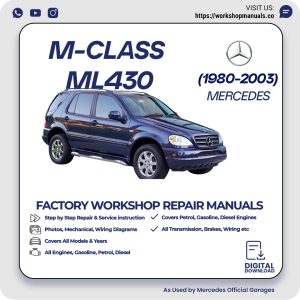 Mercedes M-Class ML430 Workshop Repair Manual 1980-2003 PDF Download