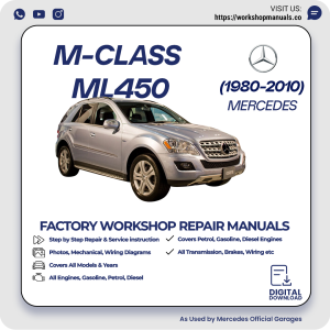 Mercedes M-Class ML450 Workshop Repair Manual 1980-2010 PDF Download