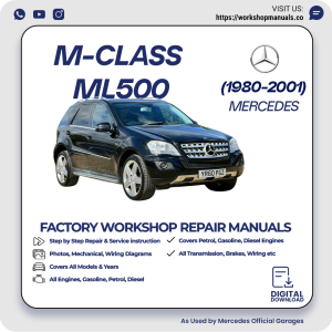 Mercedes M-Class ML500 Workshop Repair Manual 1980-2001 PDF Download