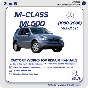 Mercedes M-Class ML500 Workshop Repair Manual 1980-2005 PDF Download