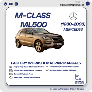 Mercedes M-Class ML500 Workshop Repair Manual 1980-2008 PDF Download