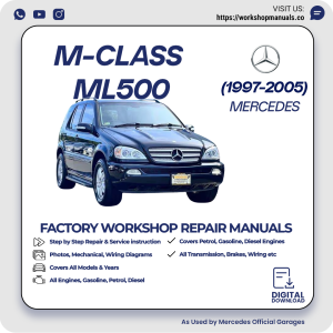 Mercedes M-Class ML500 Workshop Repair Manual 1997-2005 PDF Download