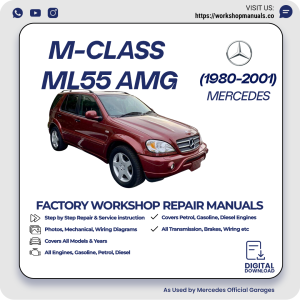 Mercedes M-Class ML55 AMG Workshop Repair Manual 1980-2001 PDF Download