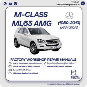Mercedes M-Class ML63 AMG Workshop Repair Manual 1980-2010 PDF Download