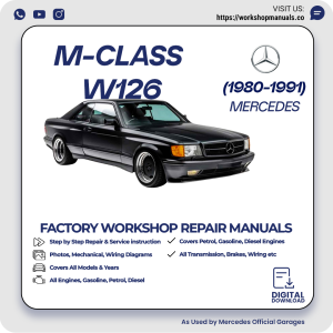 Mercedes M-Class W126 Workshop Repair Manual 1980-1991 PDF Download