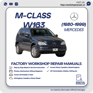 Mercedes M-Class W163 Workshop Repair Manual 1980-1999 PDF Download