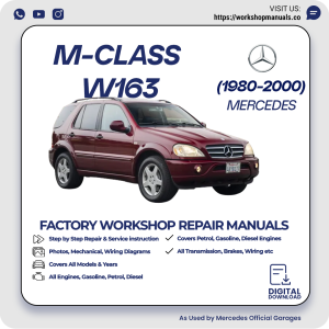 Mercedes M-Class W163 Workshop Repair Manual 1980-2000 PDF Download