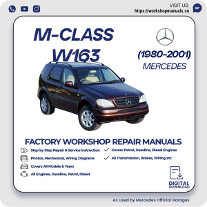 Mercedes M-Class W163 Workshop Repair Manual 1980-2001 PDF Download