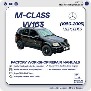 Mercedes M-Class W163 Workshop Repair Manual 1980-2003 PDF Download