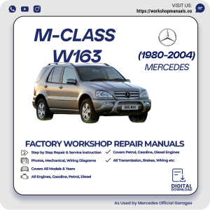 Mercedes M-Class W163 Workshop Repair Manual 1980-2004 PDF Download