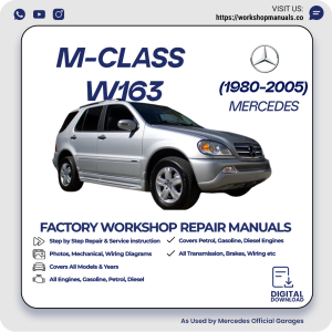 Mercedes M-Class W163 Workshop Repair Manual 1980-2005 PDF Download