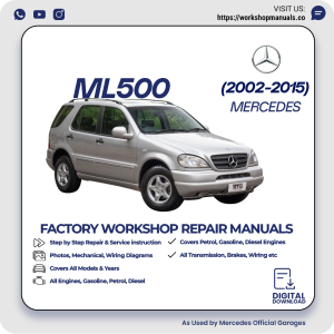 Mercedes ML500 Workshop Repair Manual 2002-2015 PDF Download