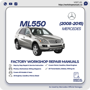 Mercedes ML550 Workshop Repair Manual 2008-2015 PDF Download