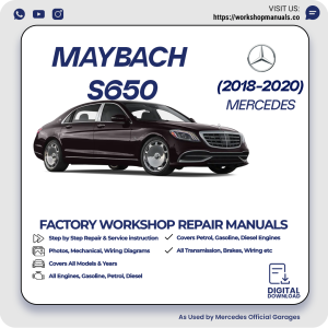 Mercedes Maybach S650 Workshop Repair Manual 2018-2020 PDF Download