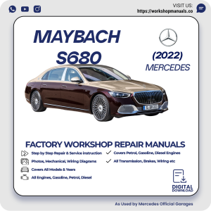 Mercedes Maybach S680 Workshop Repair Manual 2022 PDF Download
