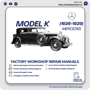 Mercedes Model K Workshop Repair Manual 1926-1929 PDF Download