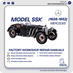 Mercedes Model SSK Workshop Repair Manual 1928-1932 PDF Download