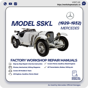 Mercedes Model SSKL Workshop Repair Manual 1929-1932 PDF Download