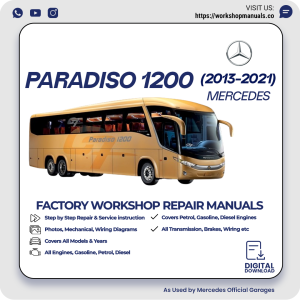 Mercedes Paradiso 1200 Workshop Repair Manual 2013-2021 PDF Download