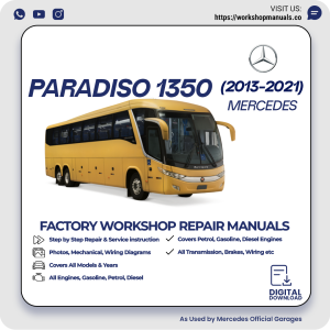 Mercedes Paradiso 1350 Workshop Repair Manual 2013-2021 PDF Download