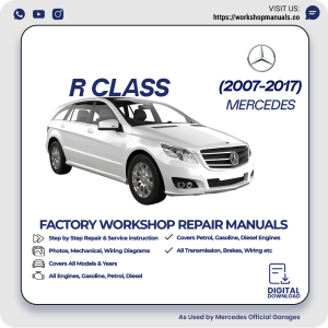 Mercedes R-Class Workshop Repair Manual 2007-2017 PDF Download