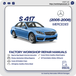 Mercedes S-417 Workshop Repair Manual 2005-2006 PDF Download