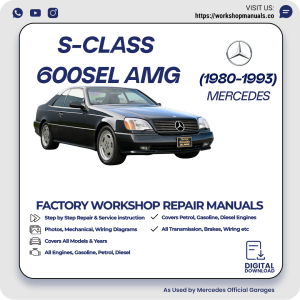 Mercedes S-Class 600SEL AMG Workshop Repair Manual 1980-1993 PDF Download