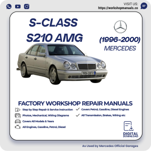 Mercedes S-Class S210 AMG Workshop Repair Manual 1996-2000 PDF Download