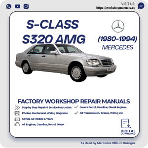 Mercedes S-Class S320 AMG Workshop Repair Manual 1980-1994 PDF Download