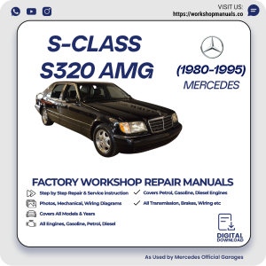 Mercedes S-Class S320 AMG Workshop Repair Manual 1980-1995 PDF Download