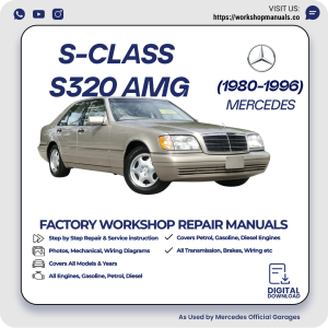 Mercedes S-Class S320 AMG Workshop Repair Manual 1980-1996 PDF Download