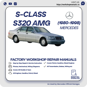Mercedes S-Class S320 AMG Workshop Repair Manual 1980-1998 PDF Download