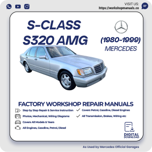 Mercedes S-Class S320 AMG Workshop Repair Manual 1980-1999 PDF Download